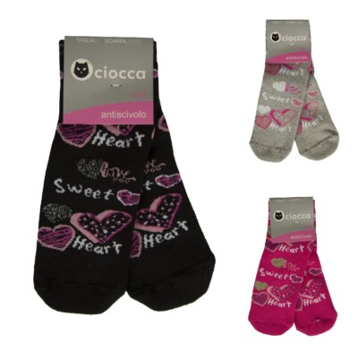 Ein Paar Socken CIOCCA niedrige rutschfeste Anti-Rutsch-Socken für Mädchen Mädch