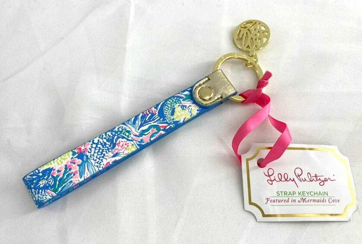Lilly pulitzer strap keychain sale