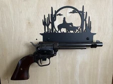 Heritage Rough Rider Pistol Gun Wall Mount Display Rack Holder Western Cowboy