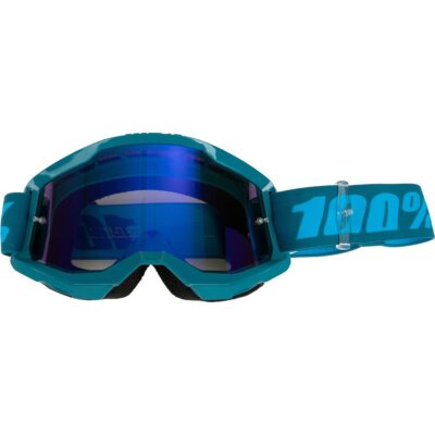 100% Crossbrille Strata Gen. 2 Stone - Mirror Blue, Anti-Fog