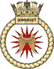HMS Somerset Royal Navy Sticker Decal Veteran Sailor (SK325) MOD Licensed