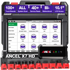 ANCEL X7 HD Heavy Duty Truck Diagnostic Tool Full System 12V 24V OBD2 scanner