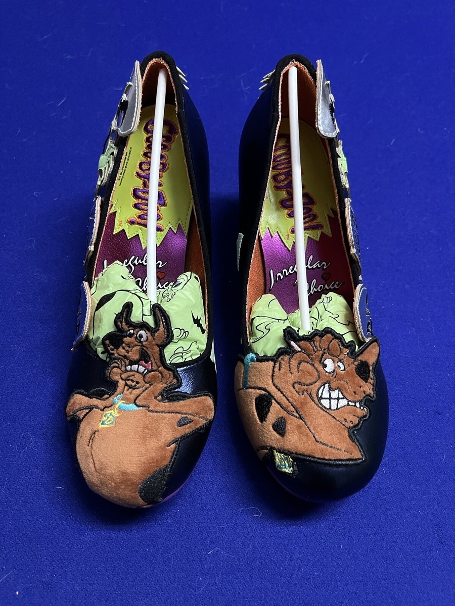 IRREGULAR CHOICE SCOOBY DOO GRAVEYARD HEELS NEW Or