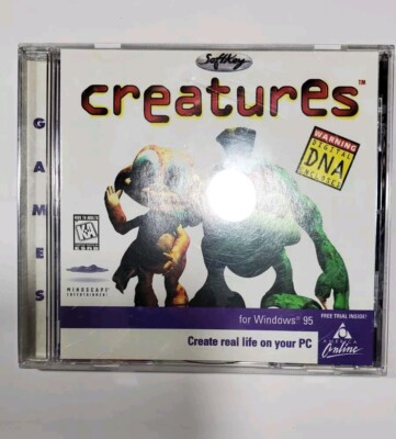Creatures Virtual Pet PC, CD-ROM, Windows 95 & 98 Vintage Retro game