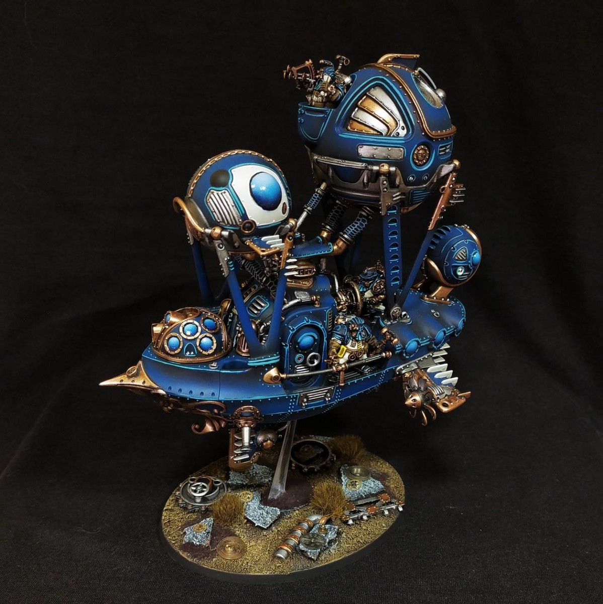 Arkanaut Frigate Kharadron Overlords painted Warhammer Underworlds