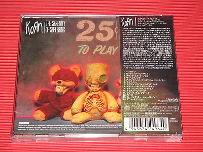 4BT KORN THE SERENITY OF SUFFERING with Bonus Tracks (total 14