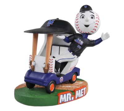 New York Mets Mr Mets London 電話ブースボブルヘッド May 11, 2024 New York Mets - Mr. Met London Telephone Booth