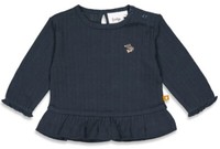 Schlichtes La Shirt Bio Bw Rippjersey In Navy GerüSchte AbschlüSse V. Feetje