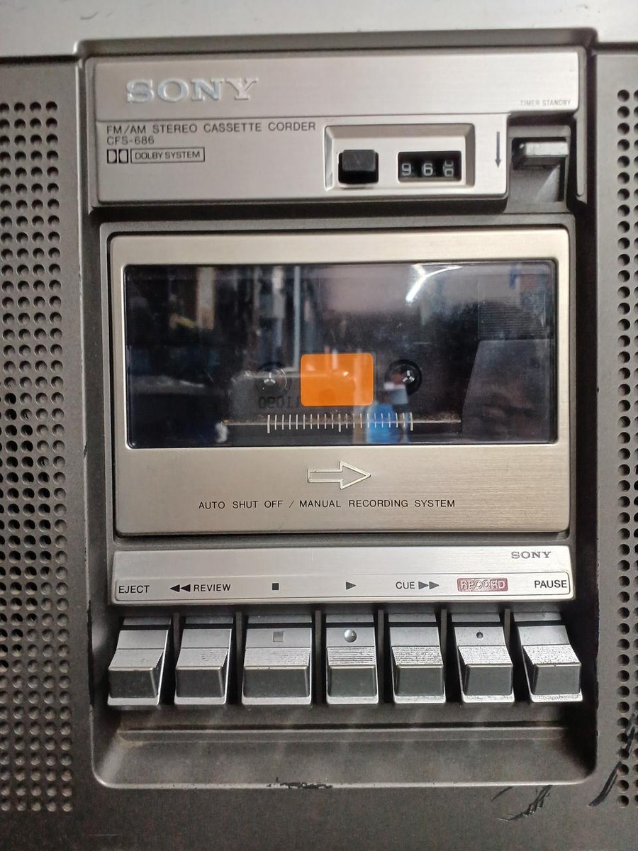 SONY CFS-686 FM/AMカセットコーダー（SONY CFS-686 FM/AM STEREO 