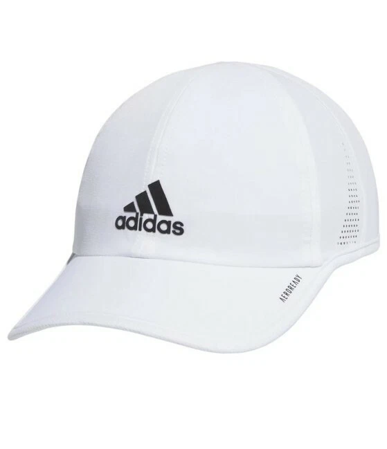 adidas Men s Superlite Relaxed Fit Performance Cap White Black