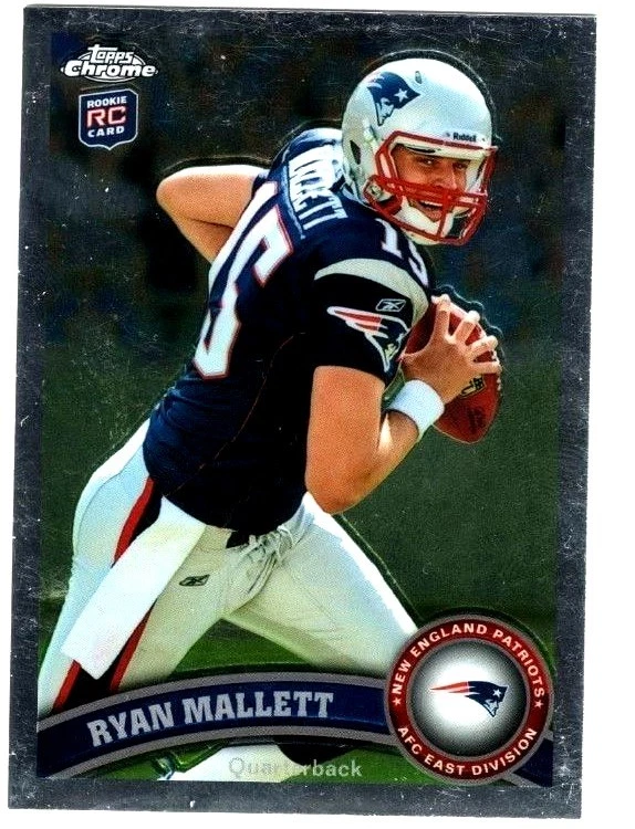 RYAN MALLETT RC 2011 TOPPS ROOKIE PATCH CARD GEM MINT?-PATRIOTS RAVENS RC - Image 2 of 4