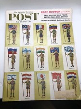 1960 Saturday Evening Post July 23 Great Ads Plus Boy Scouts on Cover