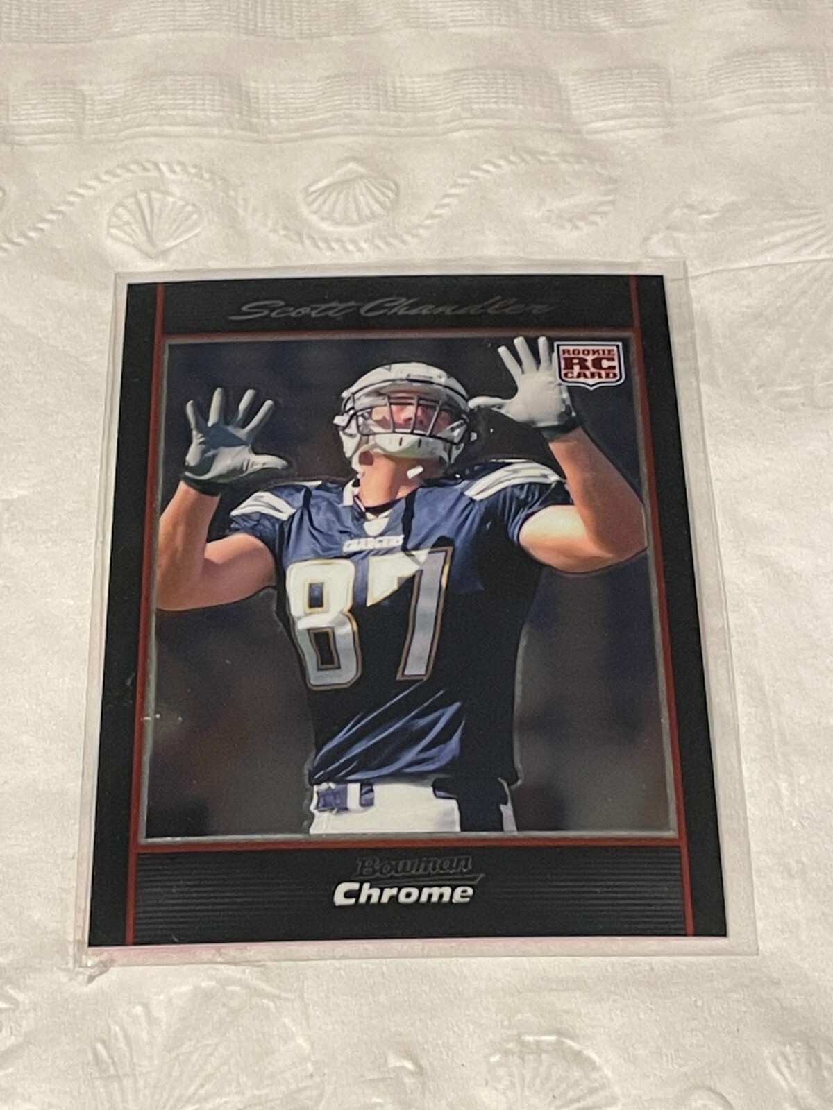 2007 Bowman Chrome #BC22 Scott Chandler RC San Diego Chargers