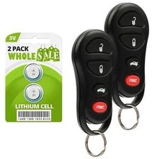2 Replacement For 2002 2003 2004 Jeep Liberty Key Fob Remote