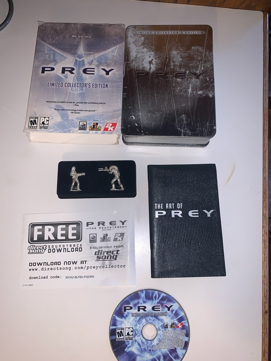 Coffret Limited Collector Prey Pour PC - Édition 2006, PEGI 18 - Très Bon état Complet