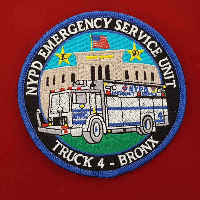 N.Y.P.D. ESU SWAT Patch Unit Truck 4 Police | eBay