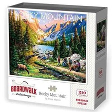 Rocky Mountain National Park 210 Piece Jigsaw Puzzle Boardwalk New