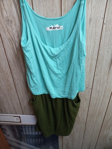 KAVU Women's ME SOY PRETTY Sleeveless Straight Shorter Dress XXS - Picture 3 of 6
