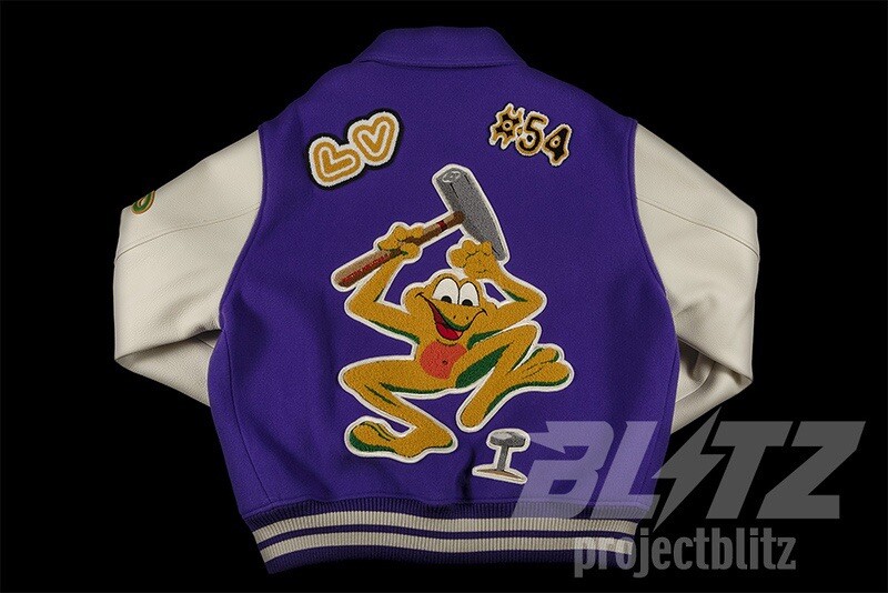 FW22 LOUIS VUITTON MULTI-PATCHES MIXED LEATHER VARSITY