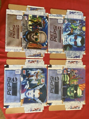 Pepsi Universal Monsters 12 Pack Uncut Pristine Extremely Rare In This Condition