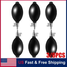 3/6Pcs Blood Pressure Latex Bulb Inflation Bulb Pump Hand Squeeze Bulb Air Valve