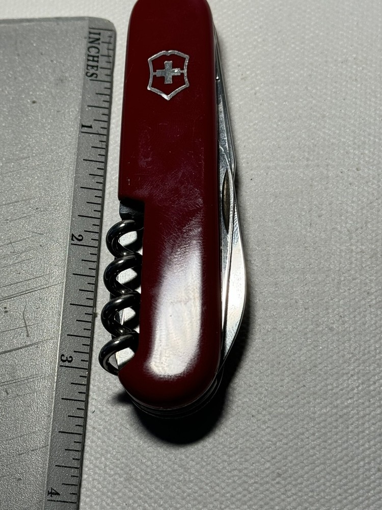 Compact Red Multi-Tool for Everyday Carry