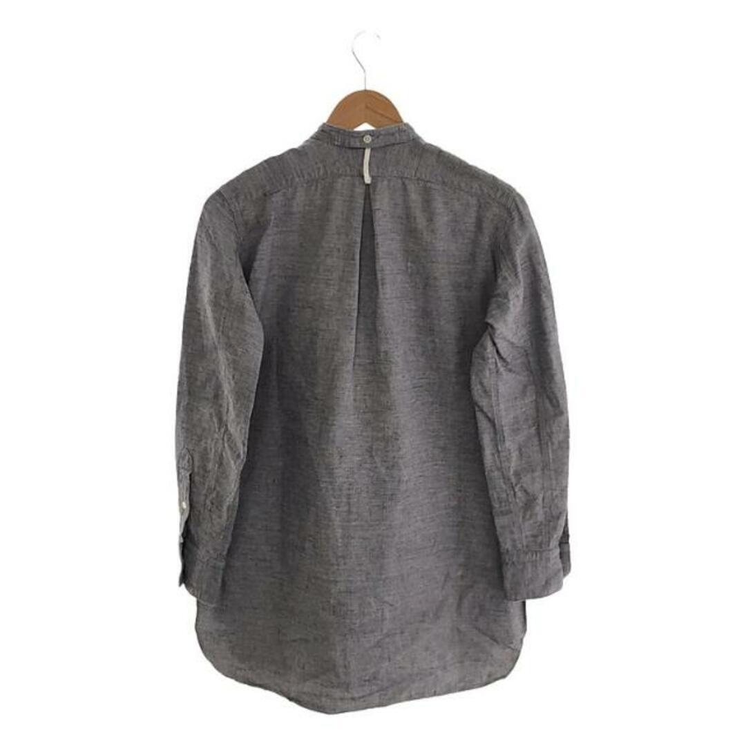 SUS-SOUS SHUS RAF OFFICER SHIRT COTTON LINEN BAND COLOR 3 NAVY  