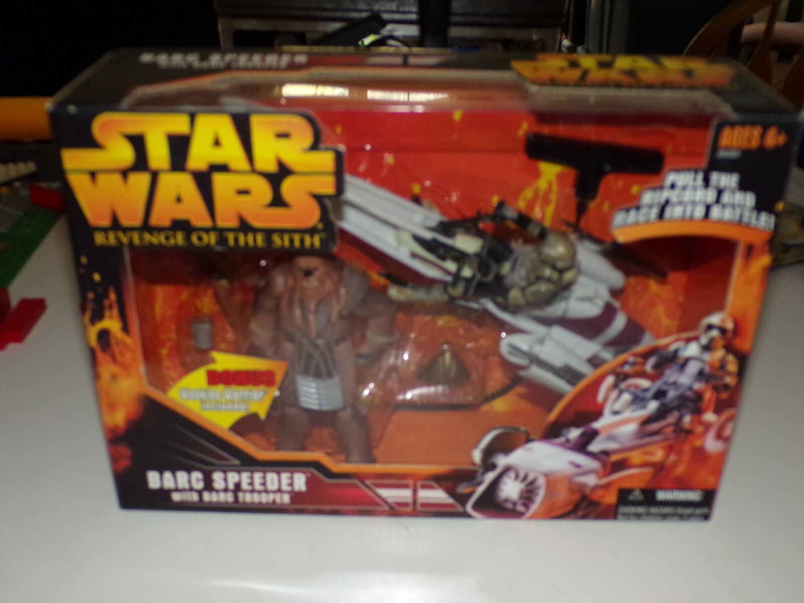 StarWars Barc Speeder with Trooper Bonus Wookie Warrior Revenge of the Sith ROTS