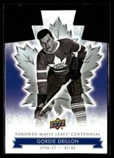 2017-18 Upper Deck Toronto Maple Leafs Centennial Die-Cut Gordie Drillon Toronto