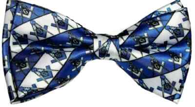 Master Mason Bow Tie , Masonic Square & Compass  Formal bow tie