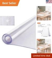 Versatile 40x80 Inch Waterproof PVC Table Cloth - Modern Protection Solution