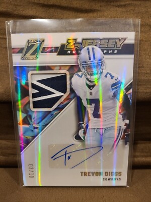 2022 Panini Zenith Trevon Diggs Z-Jersey Auto Gold /10 Card # ZJA-TD