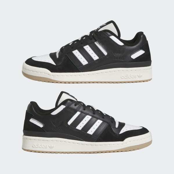 ★adidas★ Forum Row Classic Black White ID6857 Adidas Forum Low Classic Shoes Originals Sneakers Black