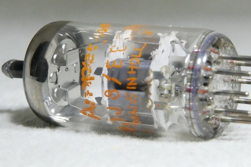 Amperex ECC88/6DJ8 A-Rahmen Dimpled Disc Getter Heerlen Holland sehr stark 1975 - Bild 13 von 15