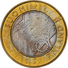 [#1274357] Finlandia, 5 Euro, Uusimaa, 2011, Vantaa, Bi-metallico, SPL, KM:160