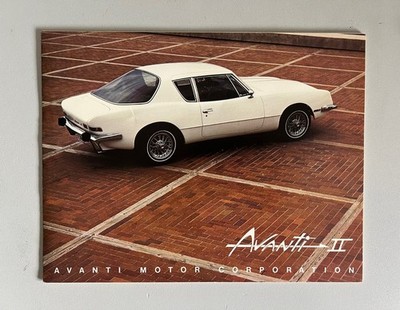 Automobil Prospekt Studebaker Avanti II  Avanti Motor Corporation