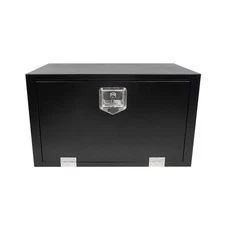 Truck Tool Box, 30 Inch, Black Steel, T-Handle Latch, Heavy Duty