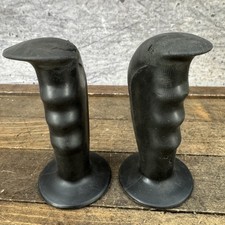 Vintage BMX Handlebar Grips Old School BMX Pair Black Ergonomic 3 Style