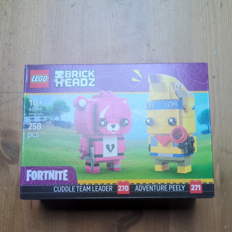 FORTNITE Adventure Peely + Cuddle Team Leader new Lego set 40760 BRICK HEADZ