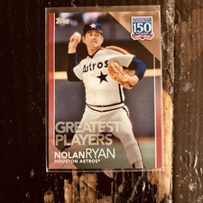 2019 Nolan Ryan Topps 150 Years of Professional Baseball RED Parallel #/10 ssp