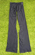 DFYNE Women?s Black Flared Scrunch Bum Leggings UK M Tall Stretch