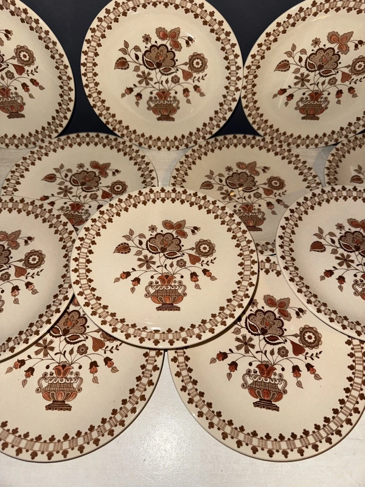 Johnson Brothers Old Granite Jamestown Platos de Pan Marrón 6.25" - Juego de 12 Foto 2 de 4