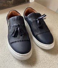 Mode In Pelle  Navy Tassel Shoe 39/6
