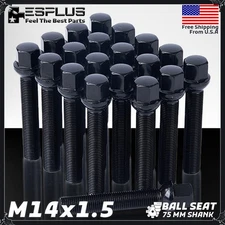 [20]M14x1.5 Extended Wheel Lug Bolt 75 mm Shank 17 mm Hex Fit Mercedes