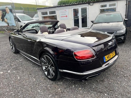 2015 Bentley Continental 6.0 W12 GTC Speed Auto 4WD Euro 6 2dr CONVERTIBLE Petro - Picture 5 of 24