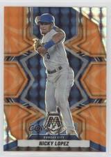 2022 Panini Mosaic Reactive Orange Prizm Nicholas Lopez Nicky #135 0q1p