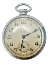 Running Antique Art Deco Aris 12s Pocket Watch Swiss