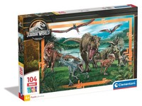 Clementoni - 23770 - Supercolor Puzzle - Jurassic World - Puzzle 104 (Us Import)