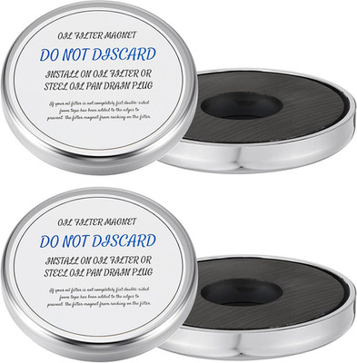 2 Pcs Oil Filter Magnets Protect Our Performance Engine Fit 2.6 Inches Suitable
