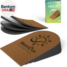 Adjustable Heel Lift Inserts for Shoes - 4 Layers Orthopedic Shoe Lifts for Wom